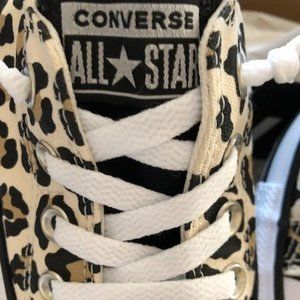 Converse All Stars leopard print women’s shoes
